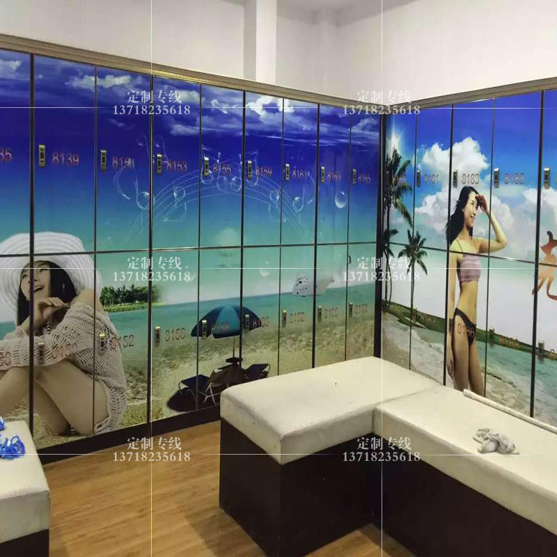 Bathroom Gym Swimming Pool Staff Sweat Transpiration Bath Center Bath storage locker Locker Wood Waterproof