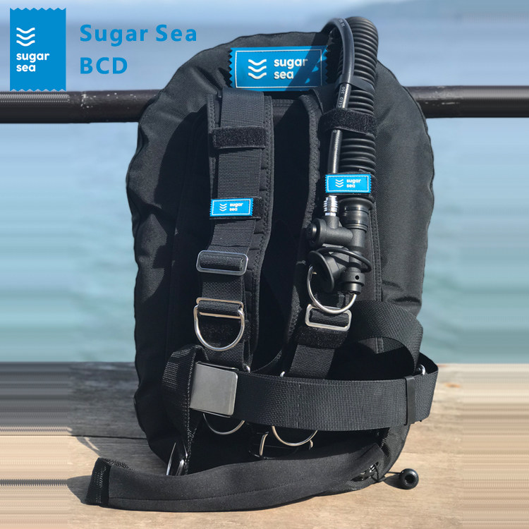 SugarSea 30LBS WING BCD Dive Backflight Float Float Float Fluid Controller Single bottle aluminum plate