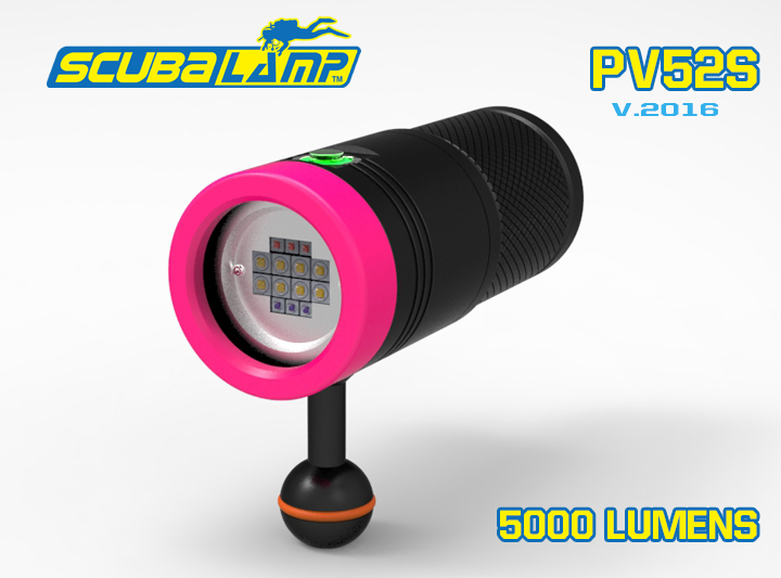 Scubalamp PV52S diving photography light photography lighting photography light 5000 lumens