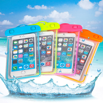 Luminous mobile phone waterproof bag Mobile phone case Samsung Xiaomi Apple 6plus mobile phone bag Swimming waterproof case