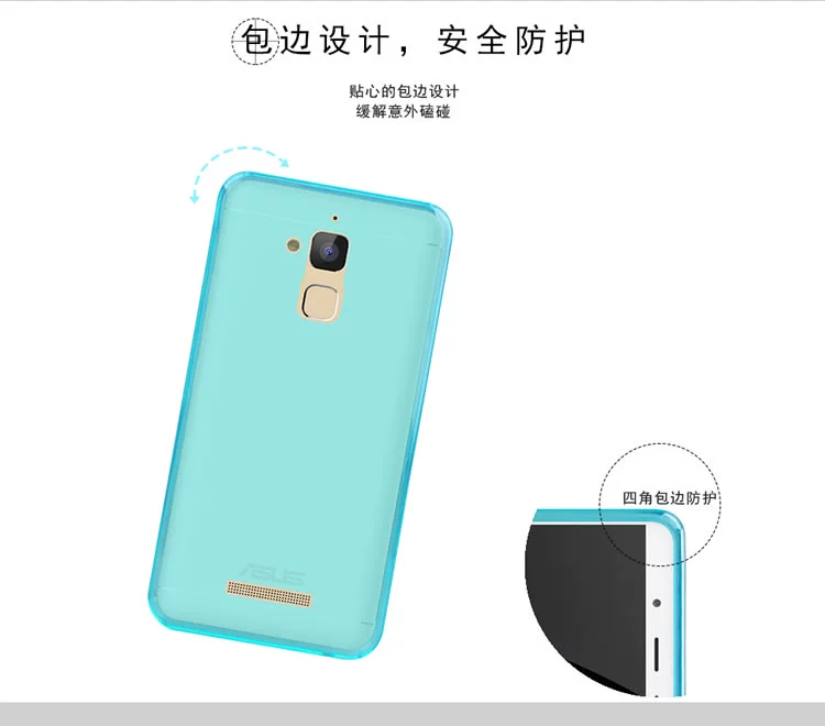 màu Nhà nước ASUS ZenFone Pegasus 3 ASUS X008 bộ điện thoại di động bảo vệ vỏ silicon vỏ mềm thả sức đề kháng vòng dây thừng - Phụ kiện điện thoại di động ốp lưng samsung j7 pro