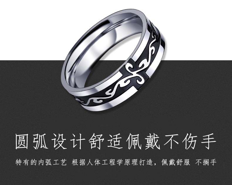 Bague homme en Acier au titane - Ref 3086997 Image 12