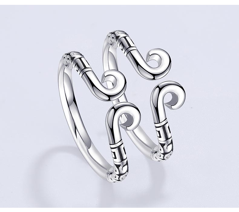 Bague mixte en Argenterie - Ref 3089513 Image 27