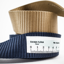 EKCOOKIES original designer ruler sign decorative metal buckle shape canvas belt for men and women
