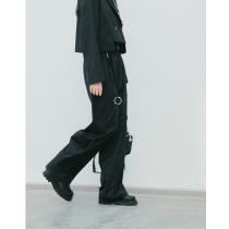 EKCOOKIES original designer Liu Yu with metal streamer base pant trousers suit pants for men and women