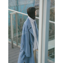 EKCOOKIES original designer Deng Xiaoci with the same profile deconstruction of the long windbreaker men and women