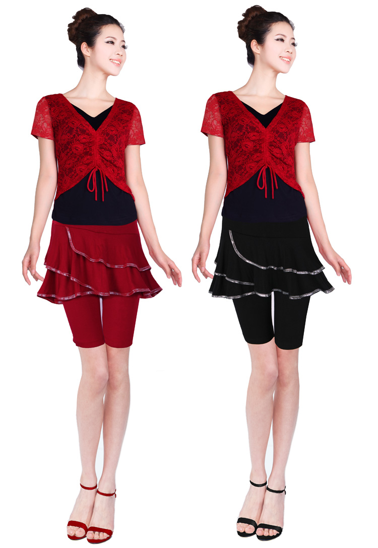 15秋季gcw广场舞服装套装新款长袖杨艺舞蹈服