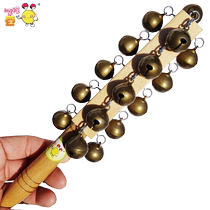 Bronze bell bar bell 21 Suzuki beech wood string Suzuki hand rattle professional instrument Handbell music playing score 25 Suzuki Suzuki