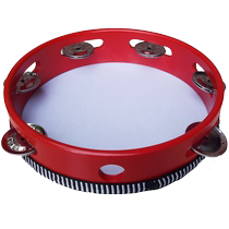 Happy Bean: Orff musical instrument original color tambourine 6 inch imitation sheepskin tambourine original color flower tambourine primary school tambourine