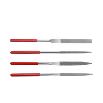 File grinding tool set alloy woodworking tool triangular file with medium teeth and fine mesh small semi-circular fitter file