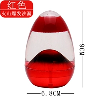 Утечка извержения красного вулкана