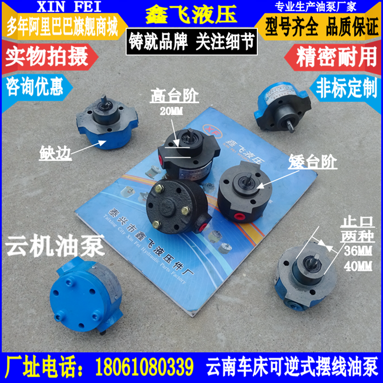 KBBY-3-1.2 4 0.84 reversible cycloid oil pump 2B 2.5 Yunnan machine tool milling machine 0.48 2A