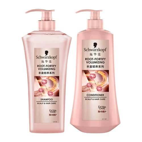 Schwarzkopf, шампунь содержит никотиновую кислоту без силикона, контроль жирного блеска, придает объем