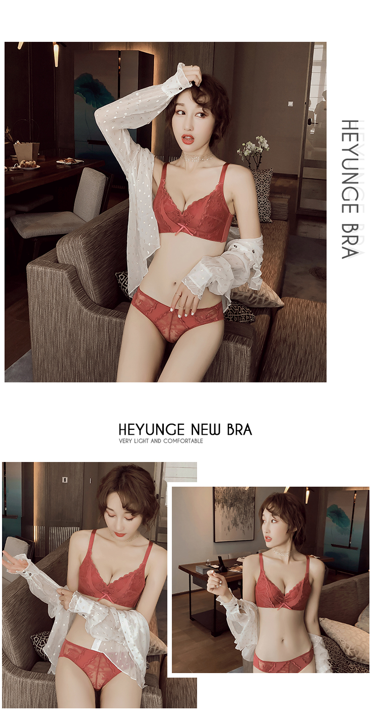 [cốc khuôn mềm] He Yunge không có vòng thép trên bộ sưu tập áo ngực thoáng khí thứ hai áo ngực nhỏ gợi cảm thu thập đồ lót chống chảy xệ - Strapless Bras áo ngực đẹp