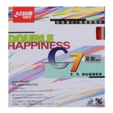 DHS Red Double Hipeciec C7 Положительный пластик C8 Long Plastic Single Puerassing Ping Table Table Tennis Plazons оборонительные плазон