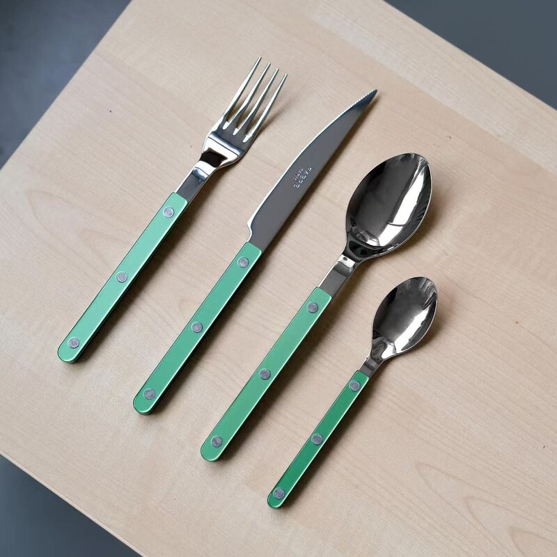 French Sabre Paris New Limited Edition Pearlescent Bistro Pearl Series Garden Green Set Western-Style Tableware French Sabre Paris New Limited Edition Pearlescent Bistro Pearl Series Garden Green Set Western-Style Tableware