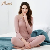 顶瓜瓜 Нижнее белье, эластичное удерживающее тепло термобелье, кружевной сексуальный комплект, облегающий крой