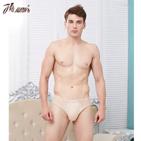 Top dưa dưa top đồ lót nam tam giác cotton sọc thấp eo quần short đồ lót đầu bốn mùa quần 26196 quần lót lụa