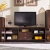 Nội thất Farisa Đồng quê kiểu Mỹ tủ tivi gỗ cứng kích thước tủ sàn tủ phòng khách retro đơn giản Tủ tivi M6 - Buồng