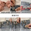 Bear-Shaped Waist Tightening Buckle for Adjusting and Securing Jeans and Pants