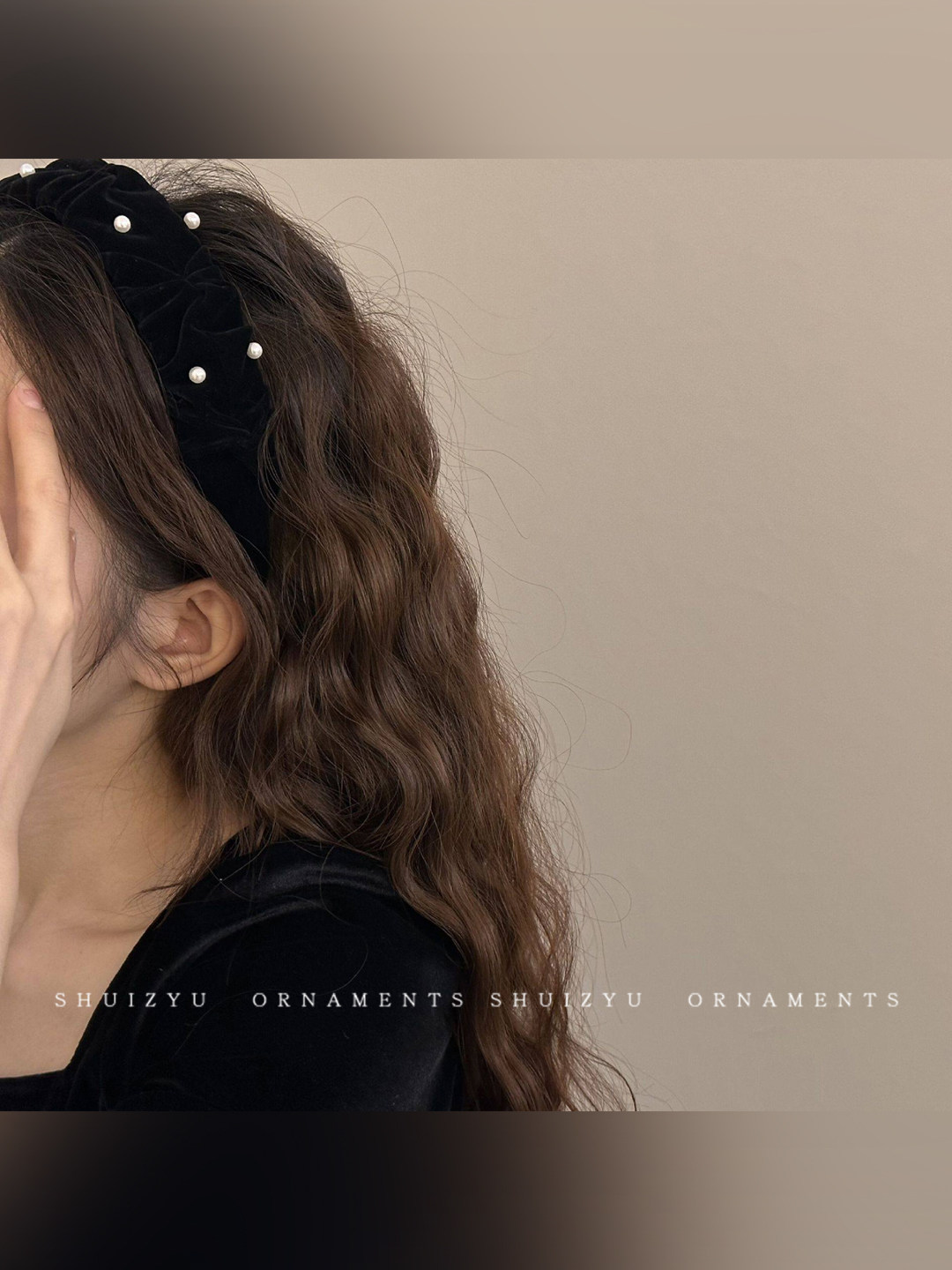 Autumn and Winter Retro Pearl Headband for Women 2025 New Style Headband with High Crown, Makes Face Look Smaller, High-End Hairpin Hair Accessory