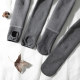 High waist belly tight leggings women's outerwear large size cotton thickened thin velvet gray waist pressure pantyhose all in one autumn and winter
