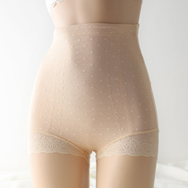 Belly leggings High waist thin waist safety pants Womens anti-light lace large size incognito body shaping insurance shorts