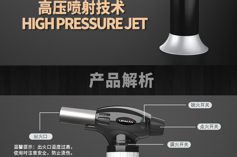 Nhiệt độ cao bơm lửa đánh lửa nhẹ hơn xách tay nam xì gà moxib Fir nướng thẳng vào ngọn lửa hàn kim loại khí bat lua rio