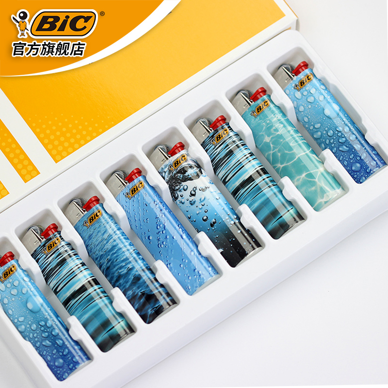 BIC 比克 J3 一次性防爆打火机 8个礼盒装*2件 双重优惠折后￥14.9包邮（拍2件）