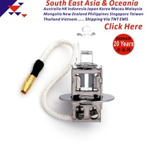 H3 12V55W Halogen Lamp JA12V-55W Dental Chair Scanner Lighting Bulb with Wire Bullet