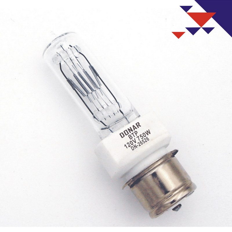 BTP 120V750W P28S Lamphead Stage Lightroom Studio Special Halogen Halogen Tungsten Bubble 120V
