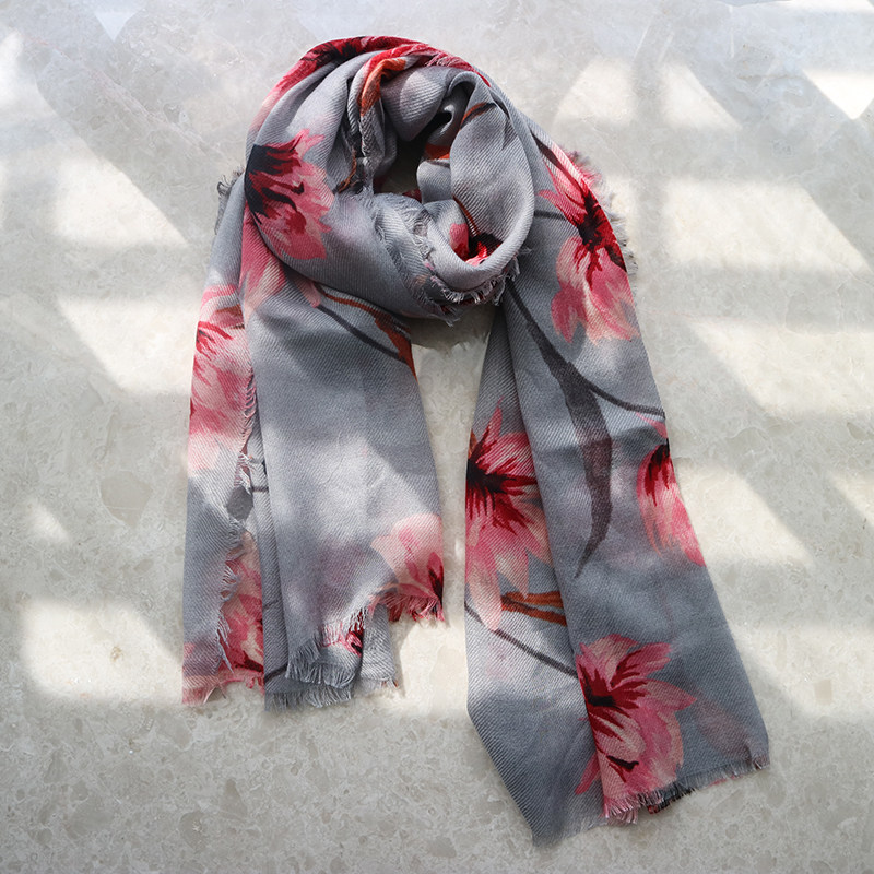 Foreign trade Original single stock simple and generous scarf Scarf Temperament Air Conditioning Small Shawl Summer Sun Shade Soft And Comfortable