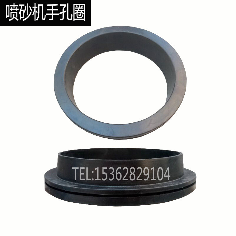 Box-type sandblasting machine sealing gloves ring cloth bag sleeve soft rubber stretch hand hole ring slapped sand host shell to let go