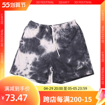 SLAMBLE Leisure all-cotton 50% zdyeing basketball American shorts loose wear for a living and lesbian couple universal