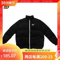 SLAMBLE lamp core suede cotton clothing male tide card American casual winter warm upright collar bread suit jacket short