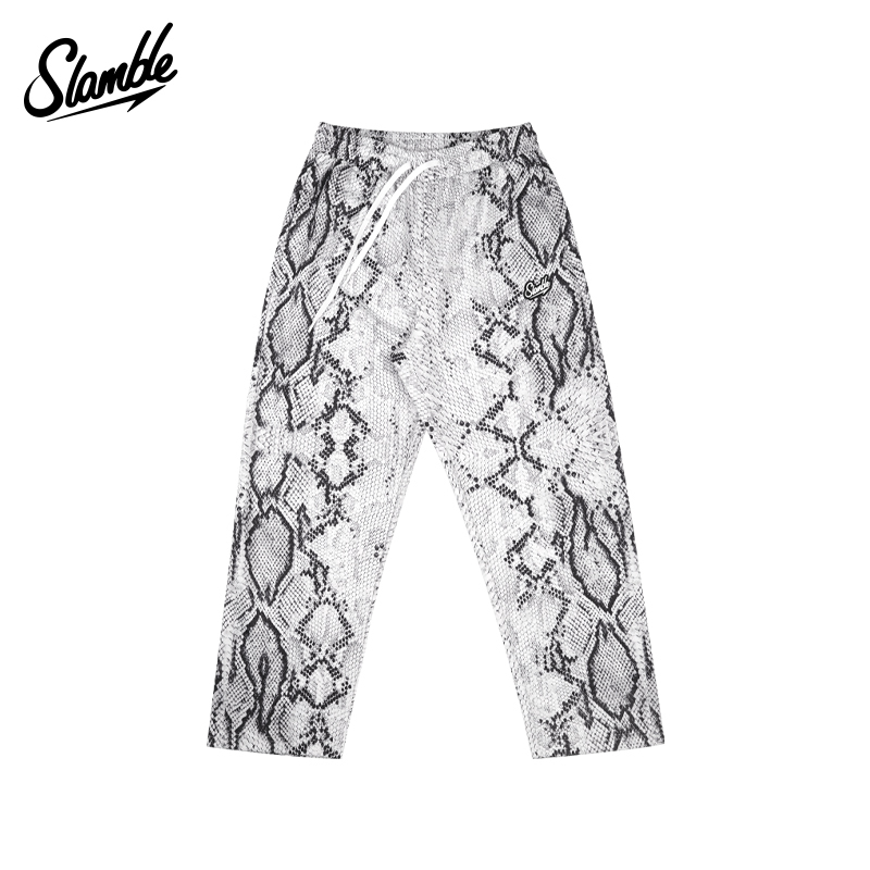 Slamble American-Style Nine-Point Straight-Leg High-Elastic Sports Casual Basketball Sleep Pants Long Pants Unisex Full Print Loose Fit Autumn and Winter Slamble American-Style Nine-Point Straight-Leg High-Elastic Sports Casual Basketball Sleep Pants Long Pants Unisex Full Print Loose Fit Autumn and Winter