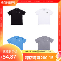 SLAMBLE Summer mens basketball coaching staff turnover short sleeves T-shirt speed dry training sports POLO shirts