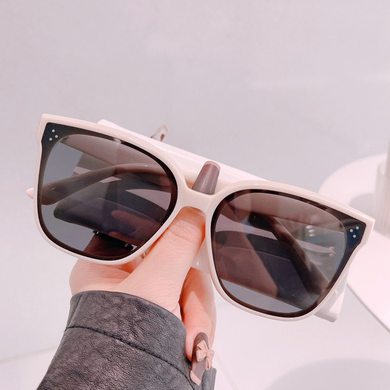 Little red book Big Frame polarized sunglasses female tide Net red sunglasses male star with RICK Korean square glasses
