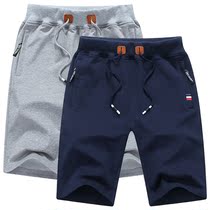 Shorts mens summer casual five-point pants thin pants Mens beach pants seven-point loose sports pants big pants tide