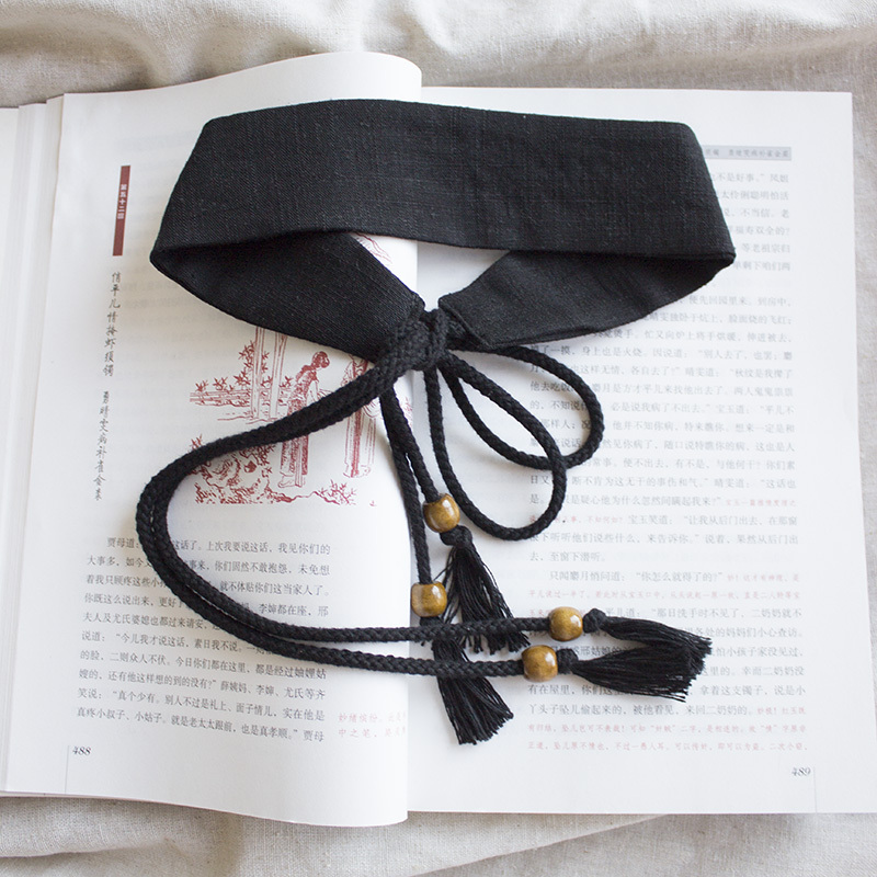 Quirky Fish Black Linen Unisex Headband Nepalese Ethnic Style Vintage Distressed Cool and Low-Key Headscarf Headwear Quirky Fish Black Linen Unisex Headband Nepalese Ethnic Style Vintage Distressed Cool and Low-Key Headscarf Headwear