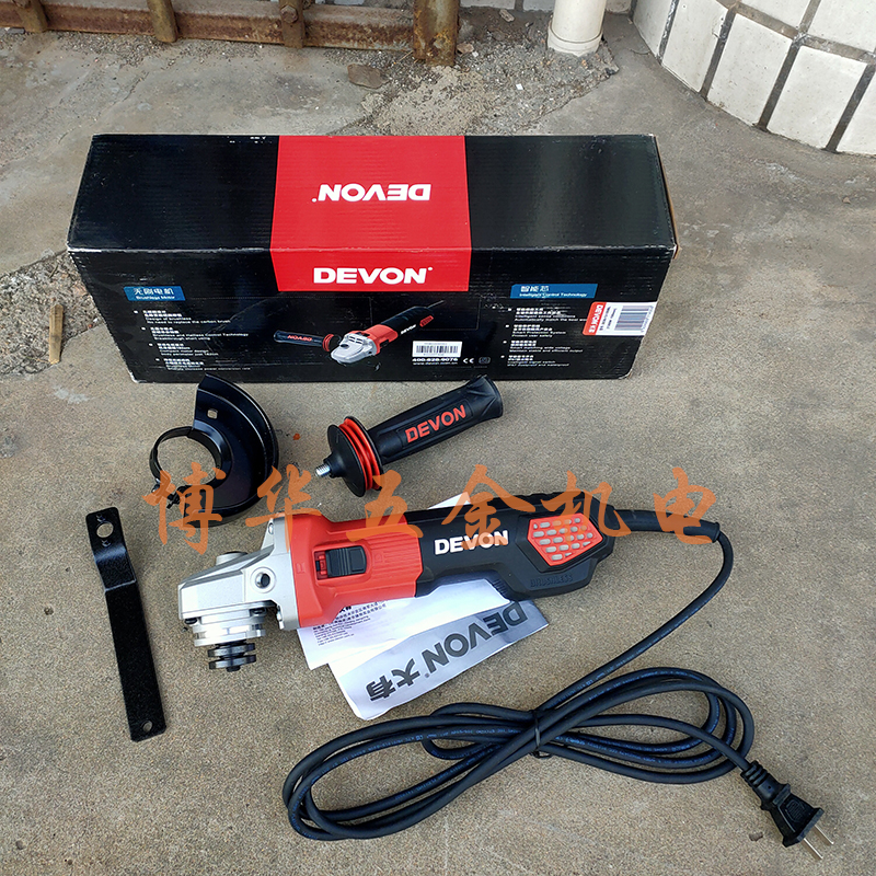 DEVON's great brushless handheld small angle mill electric multifunction polished polished power tool 2838