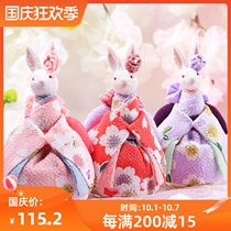Music box creative Japanese and wind rabbit music box birthday gift Christmas send girlfriend children Music Box