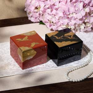 Japanese Imported Yamanaka Lacquerware Small Ring Box with High-End Velvet Lining, a Birthday Gift for Best Friend or Gi