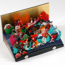 Stereoscopic sticky note paper 3D architecture 2021 calendar Creative Spring Summer Autumn and Winter Japan Kiyomizu Temple post-it note New Year gift