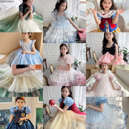 100-150 ярдов Daou xiaoou Clean Summer Custom Custom Princess Юбка Айша Анна Полицейская полиция кролика