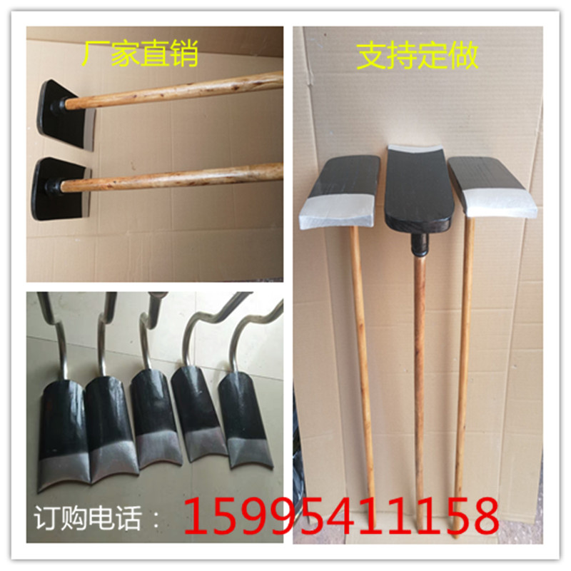 Hoe Wo show performance props wooden hoe Primary school students textbook play props hoe Children's Day stage props