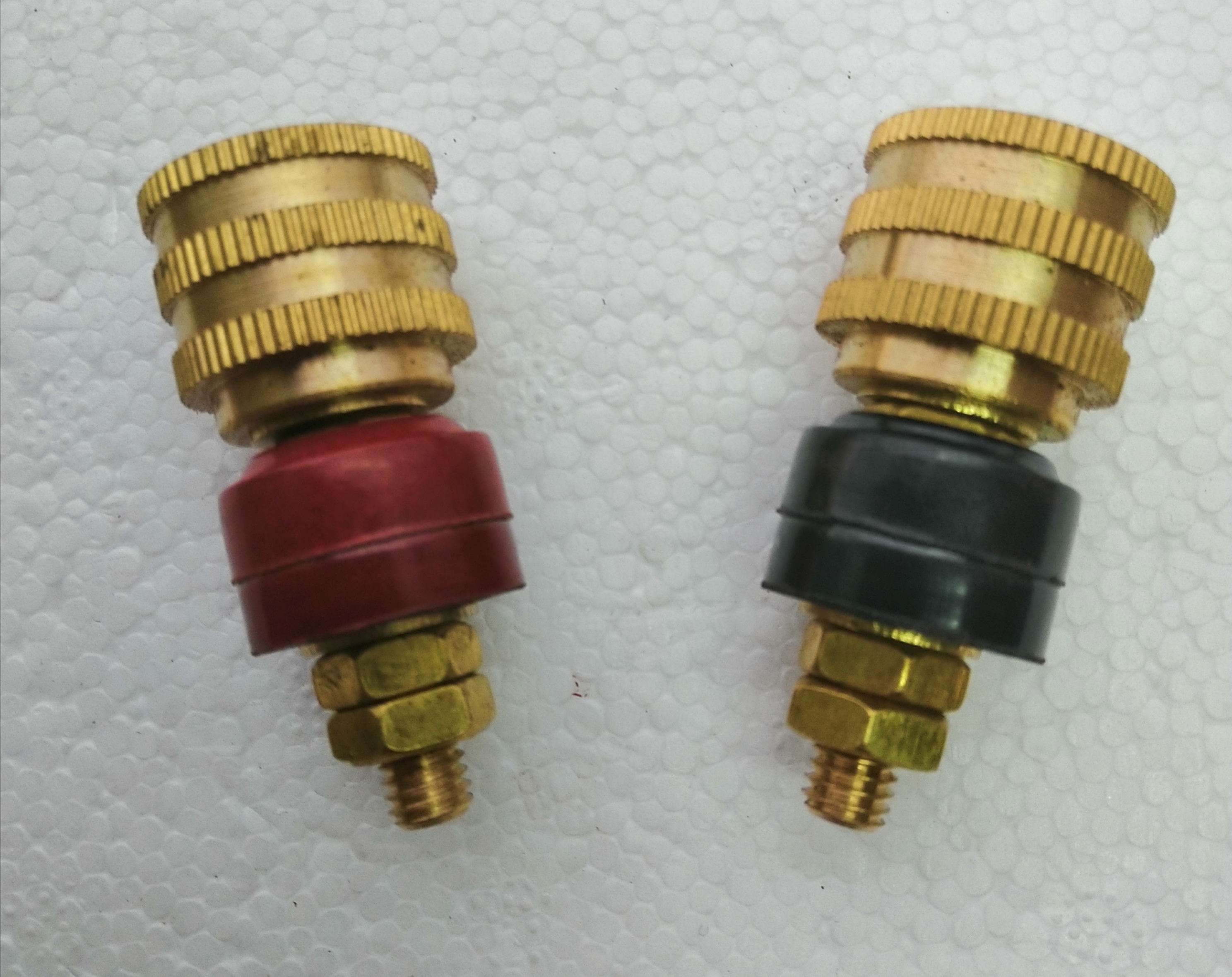 Type 333 all-copper wiring post M6 New all-copper inverter wiring terminal power post head red black