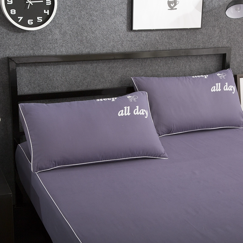 [Một cặp] màu rắn chà nhám gối 48x74 cm bông gối sinh viên gối đơn bộ lõi gối cao su