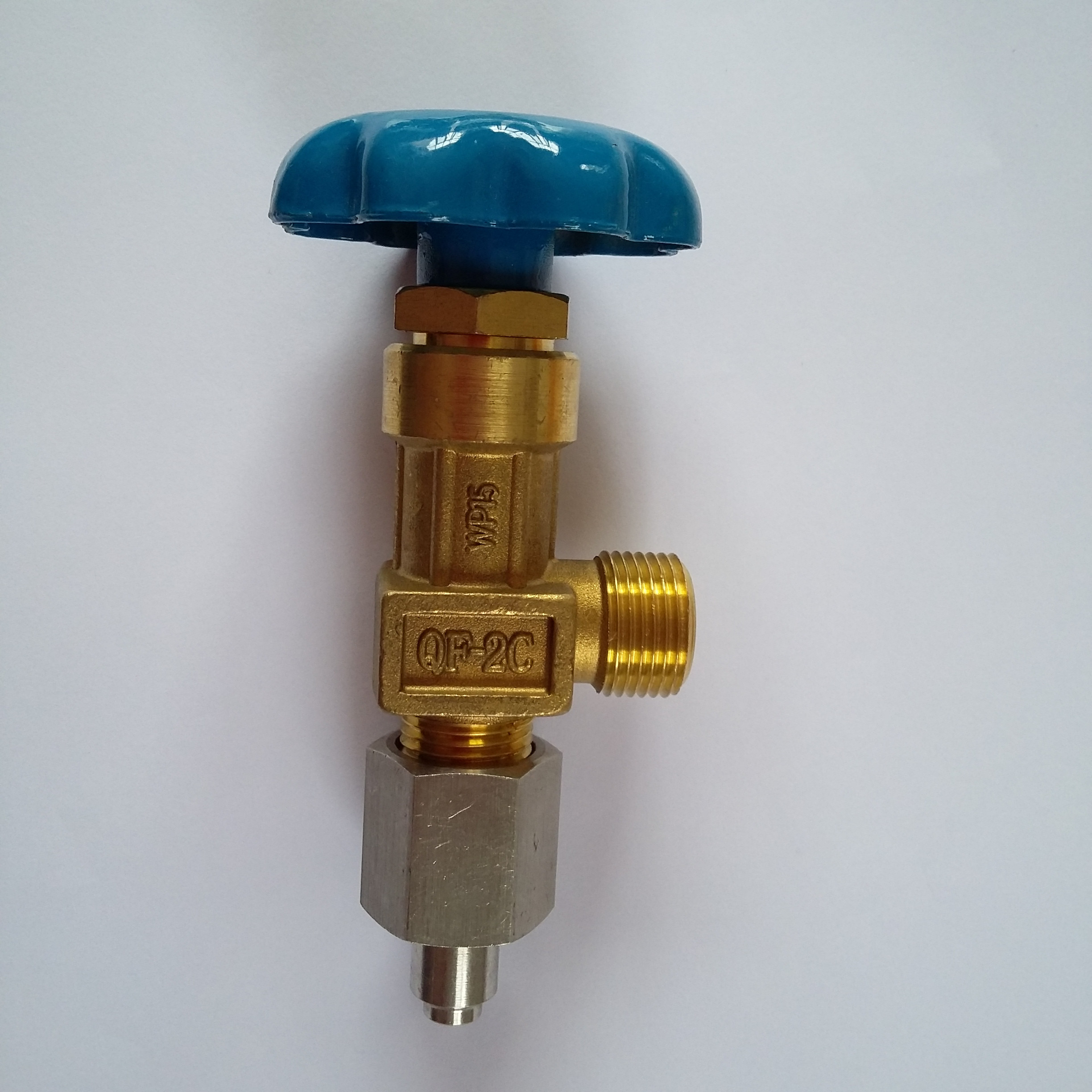 Oxygen valve accessories High pressure four Buddha hose Valve type oxygen pipe Bottle head bottle mouth Bus right angle valve