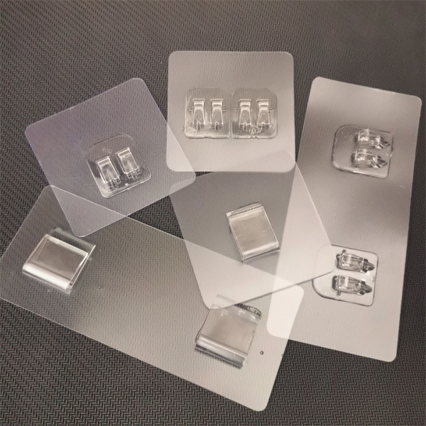 Strong Adhesive Hooks, No-Drill Sticky Hooks, Storage Rack, Traceless Bathroom Iron Rack, Claw Buckle Accessories, Adhesive Mounting, Heavy-Duty